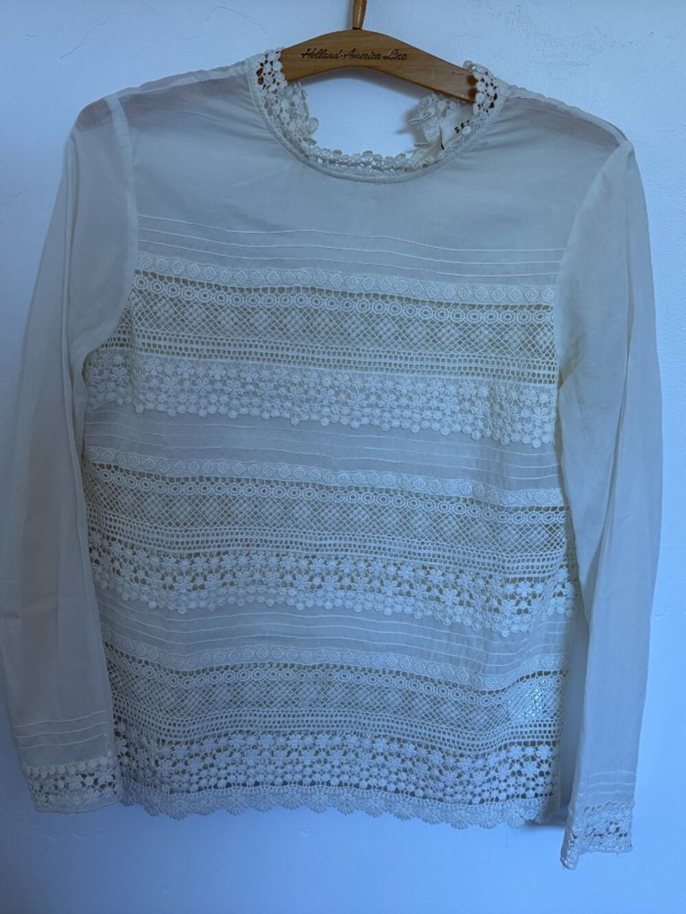 Sezane Lace Blouse